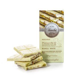 Tablette Blanc Clair de Pistaches Salées 100 g