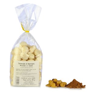 Meringues aux noisette et au chocolat 80 g