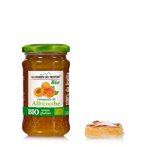 Compote biologique d'abricot 250 g