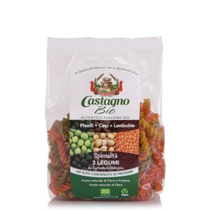 Fusilli aux 3 légumineuses biologiques 250 g