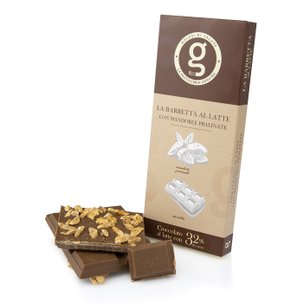 Tablette de chocolat amandes pralinées 85 g