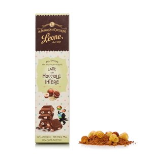 Tablette de chocolat au lait aux noisettes IGP entières 55 g
