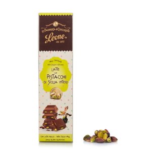Tablette de chocolat au lait et pistaches de Bronte 55 g