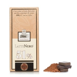 Tablette de chocolat au lait très fin 51 % LatteNero 100 g