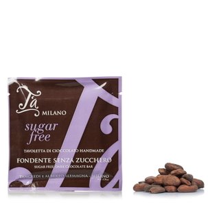 Tablette de chocolat noir 54 % sans sucre 50 g