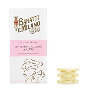 Weiße Schokolade Rose 75 g