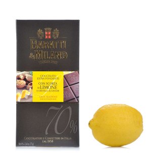 Zartbitterschokolade Ingwer und Zitrone 75 g