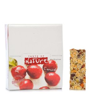Organic Cranberry Bar 40 g 16 pcs