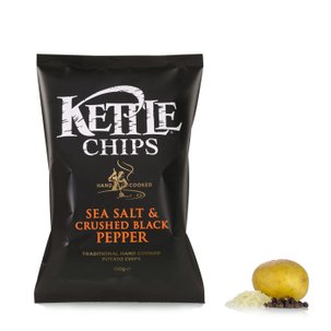 Sea Salt and Black Pepper Chips 100g