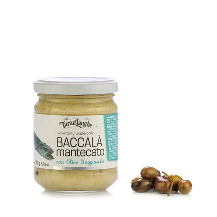 Baccalà Mantecato alle Olive Taggiasche 190g