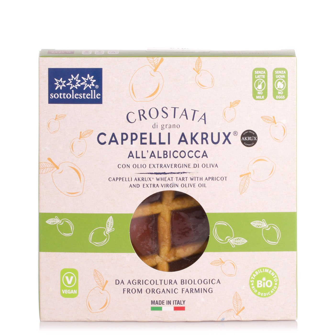 Crostata di Grano Cappelli Akrux all'Albicocca 350g ...