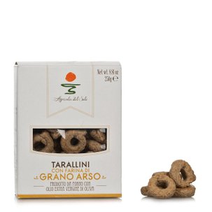 Tarallini con farina di Grano Arso 250g
