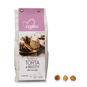 Miscela per torta e biscotti alle nocciole 280g