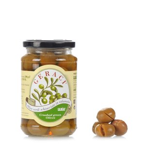 Olive Verdi Schiacciate in Salamoia 200g